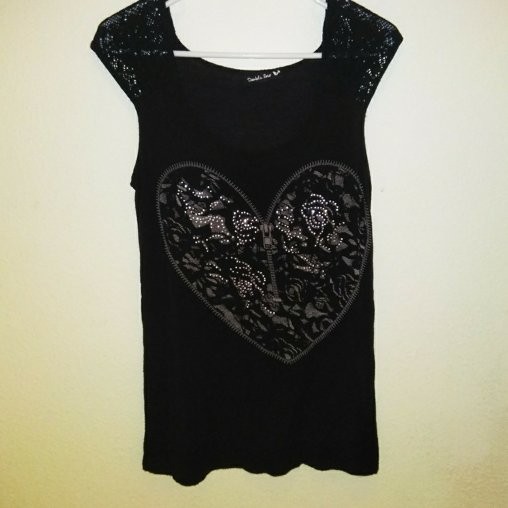 Black Sequin Tank